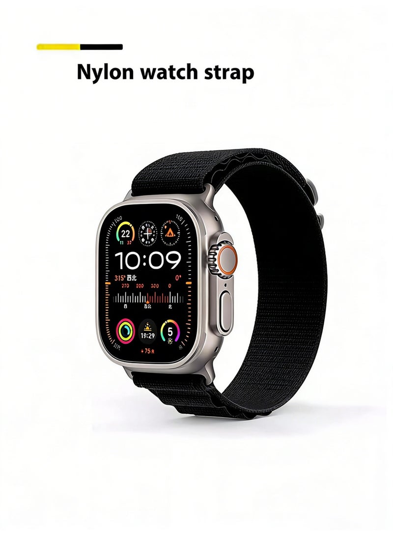 JOYFOCUS ساعة رياضية ذكية بشحن لاسلكي منخفض الطاقة S9 Ultra مع شريطين بديلين إضافيين - Image 4